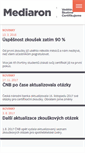 Mobile Screenshot of mediaron.cz